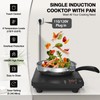 Nafewin Portable Induction Cooktop 1800W,110V Single Burner Induction Burner &