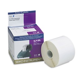Seiko SLPSRL Bulk Self-Adhesive Wide Shipping Labels 2-1/8 x 4 White 220/Box