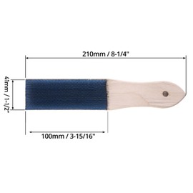 File Card and Brush, 8''File Cleaner Carded, 1 Pack File Card1