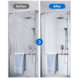 Silicone Shower Squeegee for Glass and Windows – Stainless Steel Wiper with Suction Hook for Bathroom Cleaning