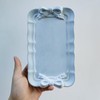 Wehous Tray Mold, Bow Silicone Tray Resin Mold, Container Storage
