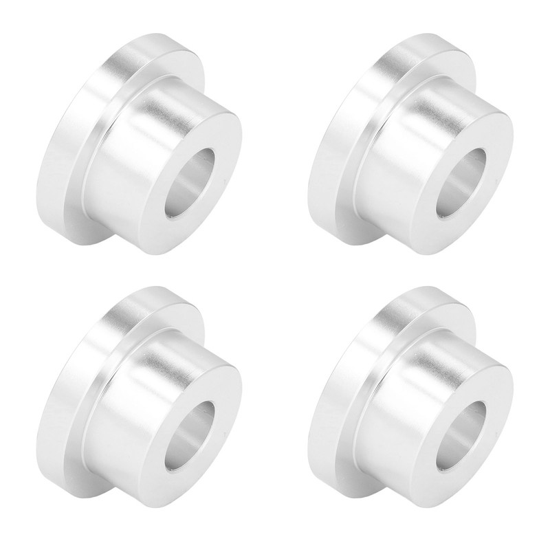 4Pcs Billet Handlebar Riser Bushing Solid CNC T6 Aluminium Alloy
