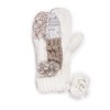 MUK LUKS PATCHWORK MITTEN-NEUTRAL,OS