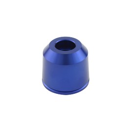 POSH 032879-BL-10 Motorcycle Supplies Middle Weight Bar End Repair Outerwear Only M8 Type 1 Piece Blue