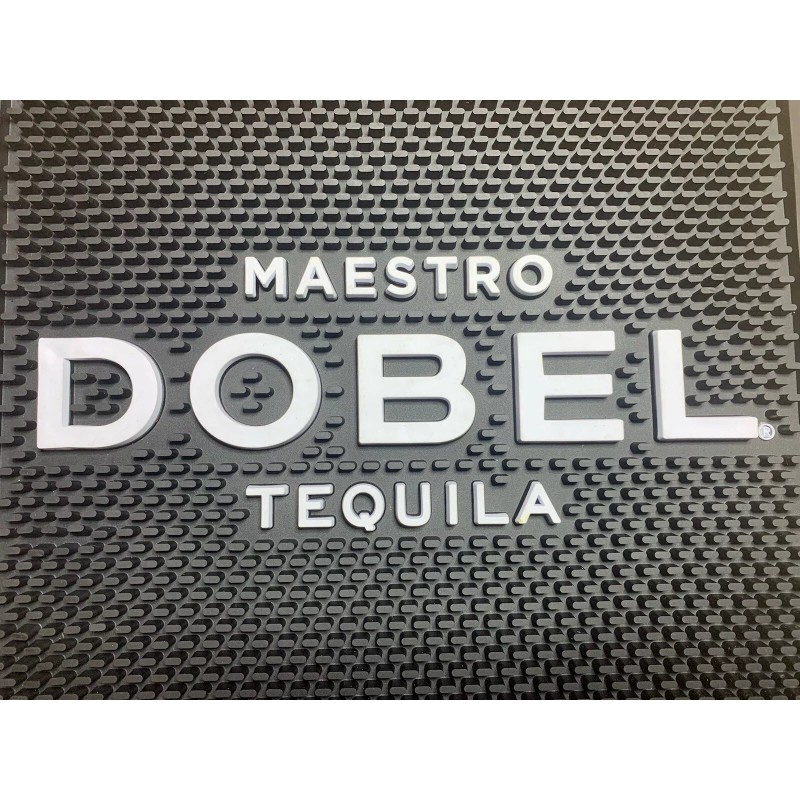 Maestro Dobel Tequila Bar Spill Rubber Mat 14X14X 1/2 New