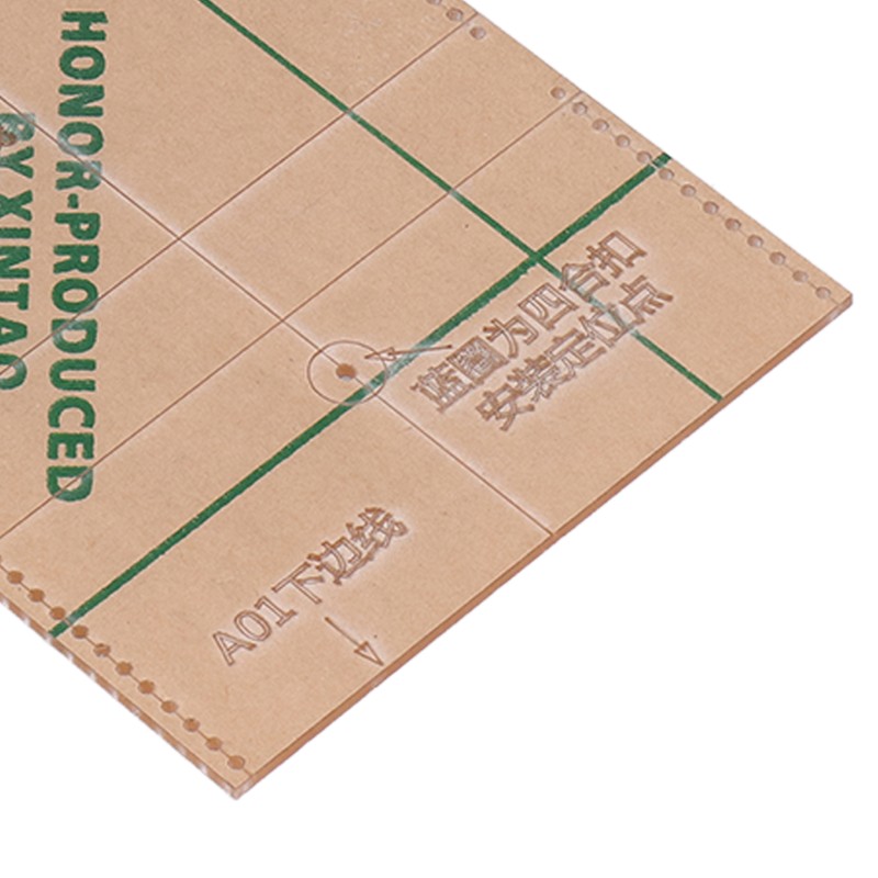 4Pcs Acrylic Templates Durable Reusable Transparent Clear DIY Leather Models