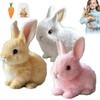 My Realistic Bunny Toy, InteractiveBunny Realistic Bunny-Jumping,Twitching,And Shaking Ears, BunbiRealistic