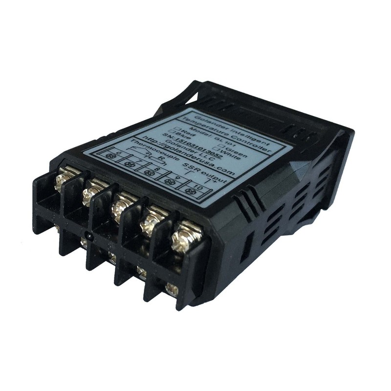 12V/24V DC Powered Universal 1/32 DIN PID Temperature Controller, Blue