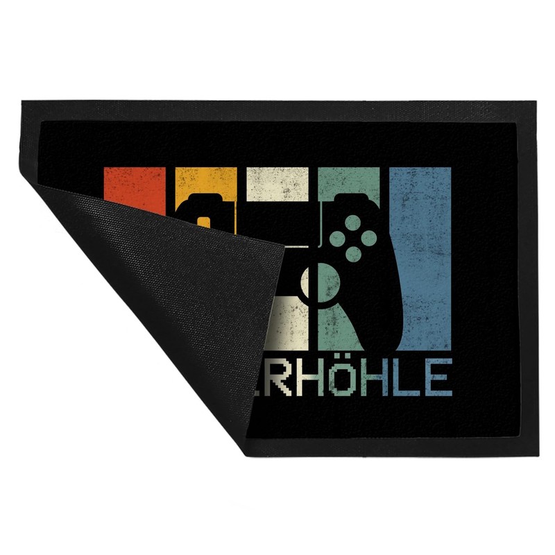 Zockhöhle Door Mat XL in 40 x 60 cm in