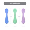 Ubbi Silicone Training Spoon Set for Toddlers, 3 Pack
