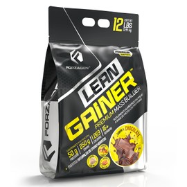 Forzagen | Ganador Lean Gainer | 50 g de Proteína | 250 g Carbs | 16.5 Servicios | Sabor Chocolate | Post Entenamiento | Carbs Naturales | 12lb (5,44 kg)