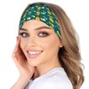 Koolgil St. Patrick's Day Printed Headband Ireland Clover Elastic Headband