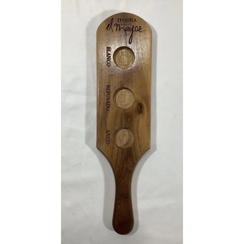 Tequila El Mayor Vintage Tequila El Mayor Wooden Flight Board