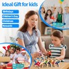 moopok Wooden Stacking Toys,16Pcs Circus Hercules Acrobatic Troupe Interlock Toy,Balancing