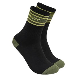 Oakley ICON B1B SOCKS 2.0 Men's Socks, (02E) BLACKOUT, M