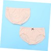 Healeved 2Pcs Seamless Breathable Women Briefs Elastic High Waist Underpants