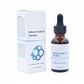 2% Salicylic Acid Facial Serum For Acne, Blackheads, Opening Pores, Reducing Excess Oil And Rough Skin, Gentle Exfoliation, Suitable For Men And Women With Acnes Prone And Oily Skin