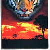 ESPiCO Tiger Beach Towel Sunset Sunrise Savannah Africa Tiger Head