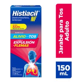 Histiacil NF Jarabe para la Tos Adultos 150 ml. Fórmula con Alivio Rápido y Efectivo desde el Primer Día. Tu Aliado Nocturno contra la Tos
