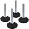 Design61 4 x Adjustment Screw Diameter 38 mm with Galvanised