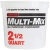 Leaktite #5M3-50 2-1/2QT Mix Container by Leaktite