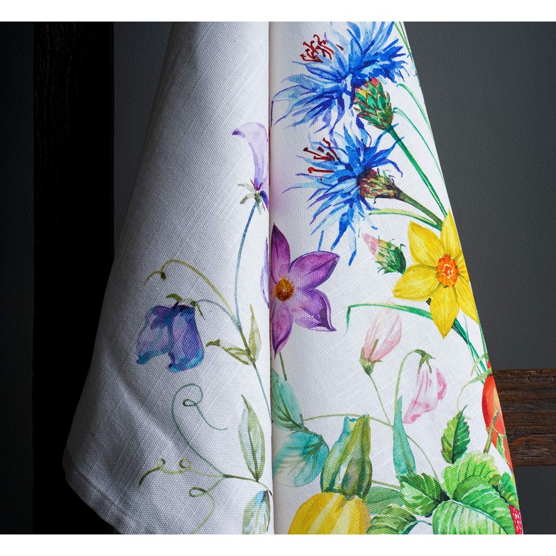 Maison d' Hermine Giverny 100% Cotton Set of 3 Multi-Purpose