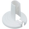 Universal 2-Piece Chains White plastic with Rohrabdeckung