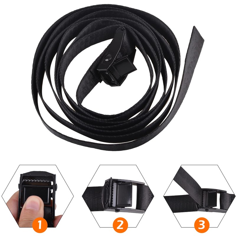 TRIWONDER Cargo Tightening Belt, Lashing Belt, Multi-purpose, Fixing Belt, Tie-Down