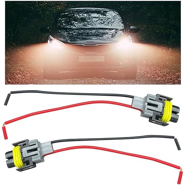 Fog Light Harness Connector with Wire, Automotive Accessories Replacement, H8/
