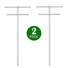 MRGARDEN 7-Feet Grape Vine Trellis, Heavy Duty 2pcs Set for Raspberry and Climbing Plants, Outdoor Stake Vineyard Trellis, 2 Tall Trellises