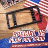 BLVD Silicone American Flag License Plate Frame 2 Packs, USA