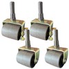 Metal Stem Heavy Duty Rollers Casters Wheels for Bed Frame,