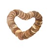 36 Pack Acacia Wood Drink Coasters, 3.68 Inch Round Wooden