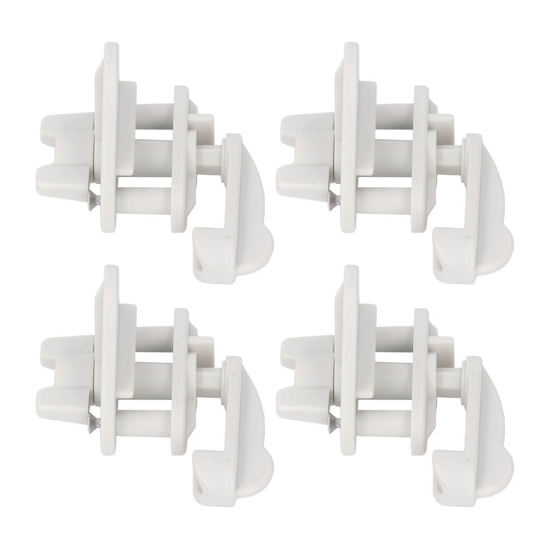 4 Set Pontoon Boat Gate Latch Kit ABS Square Frame