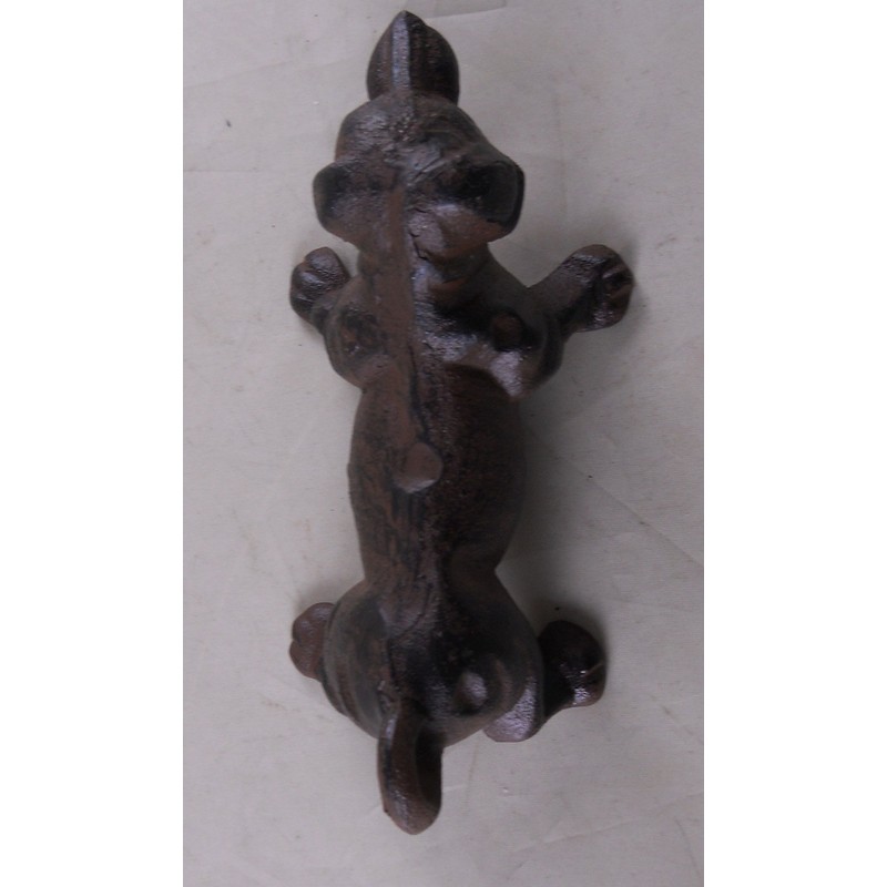 Cast Iron Dachshund Dog Doorstop