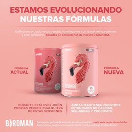 Birdman Fitmingo Proteína Vegana | Potenciadores de Colágeno, Inositol y Ácido Hialurónico | Vitamina D3, Zinc | Enzimas Digestivas | Sabor Moka | 510g
