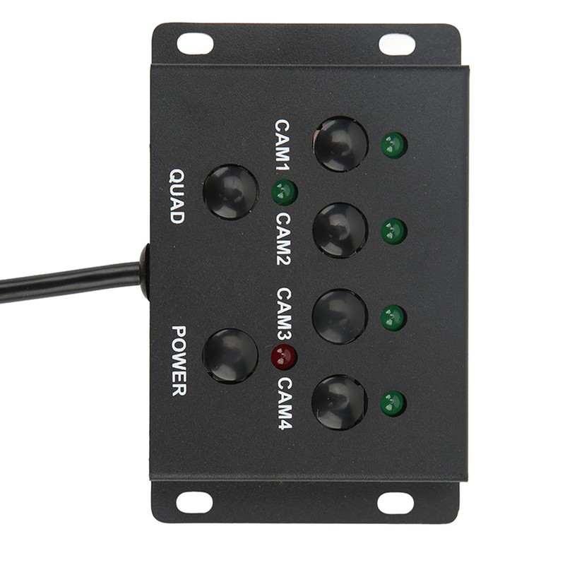 4 Channel Video Splitter Control Box DC12V 24V High Definition