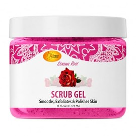 SPA REDI  Exfoliating Scrub Pumice Gel, Sensual Rose, 16 oz - Manicure, Pedicure and Body Exfoliator Infused with Hyaluronic Acid, Amino Acids,...    