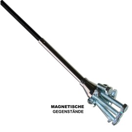 2 in 1 Flexible Claw Gripper / Lifting Claws Tool / Gripping Tool (Spring Pressure System) with Ring Magnetic Lifter / Magnetic Rod 94 cm Extra Long