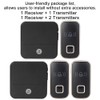 110db Wireless Chime Bell 300M Remote Doorbell Elderly Deaf Caller