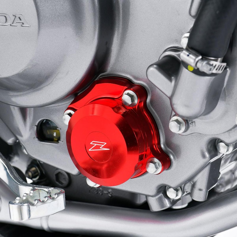 ZETA Oil Filter Cover Red ZE90-1023