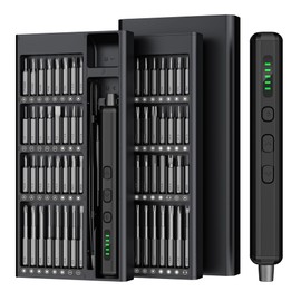 Mini Electric Screwdriver, 3.7V Precision Screwdriver Set Cordless Screwdrivers Rechargeable 72 In 1 Magnetic Bit Repair Tech Tool Kit for Electronics Computer Phone Laptop Camera RC Car Watch Glasses