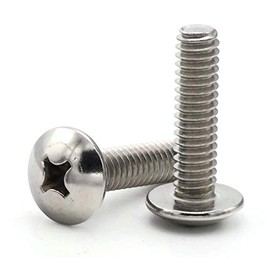 Phillips Truss Head Machine Screw 18-8 Stainless Steel - #10-24 x 1-1/4" Qty-100