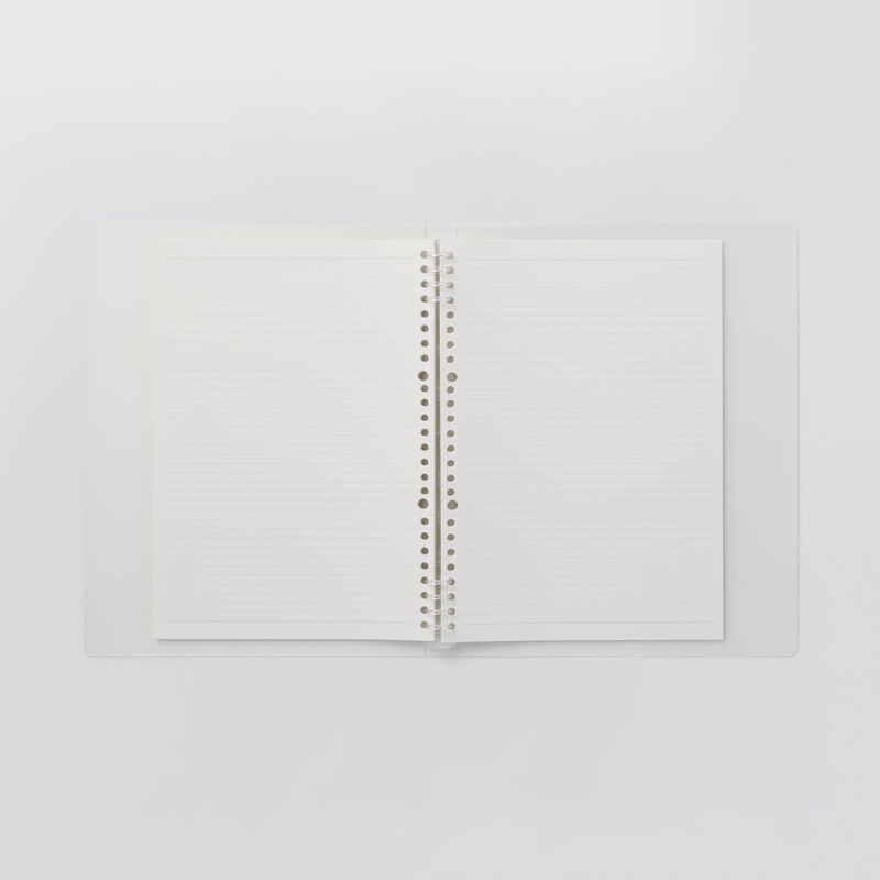 MUJI PP One-Hand Open Binder B5 8 Hole Ring