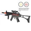 Kids SMG Toy Machine Gun Rifle with Dazzling Lights Sound