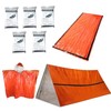 Outdoor Insulated Survival Kits-Emergency Blankets(5 Pack),1 Emergency Sleeping Bag,1 Emergency