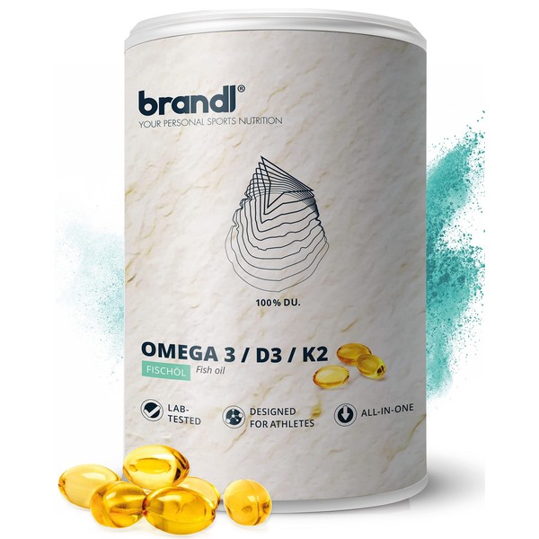 Vitamin D3 K2 Omega 3 Premium Capsules | Brandl® Made