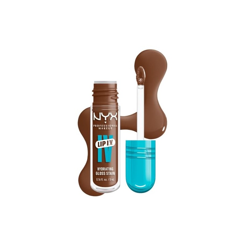 NYX Professional Makeup, Lip Iv Gloss Sérum Hidratante - Tono