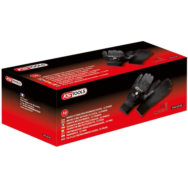 KS TOOLS - 310.0330 - Box of 12 Pairs of