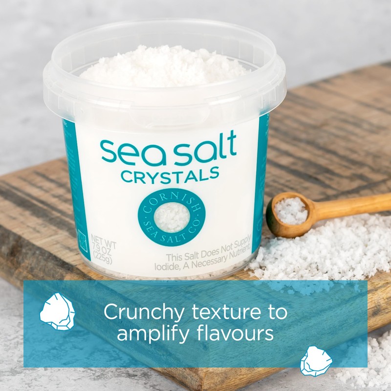 Cornish Sea Salt Mineral Crystals | Cooking & Hydration |